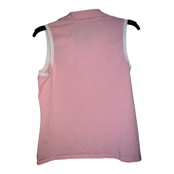 Ralph Lauren Light Pink Zip Tank Top - Picture 4 of 10